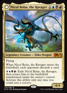 Nicol Bolas, the Ravager // Nicol Bolas, the Arisen Magic Core Set 2019